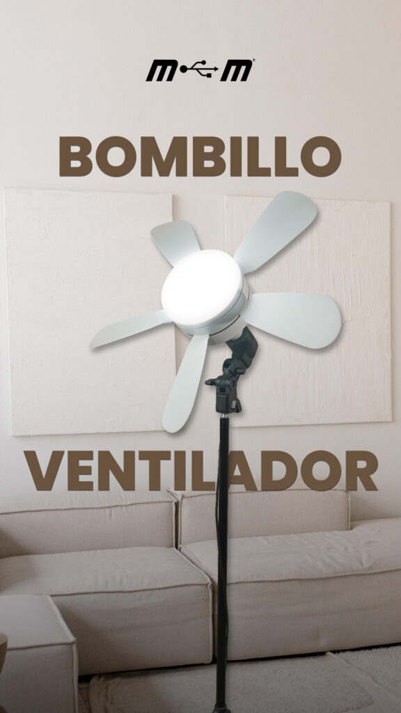 Bombillo Ventilador LED